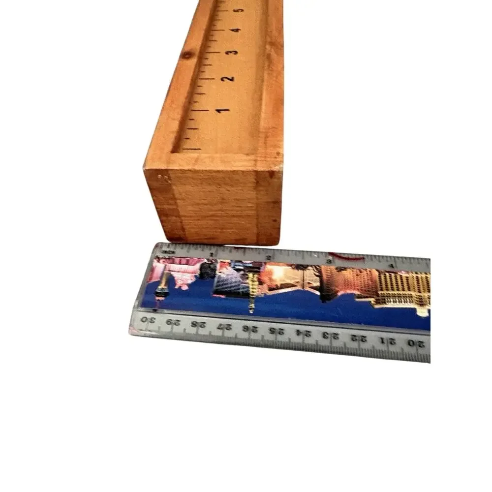 Hollis & Tacks Co. Pencil Box Wood Threshold Target 2013 Made in India